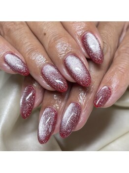 ソラール(SOLAR)/キラキラシンプル夏ネイル☆