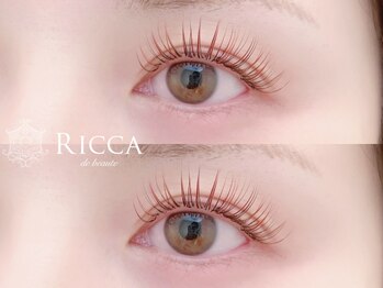 リッカ ドゥ ボーテ(RICCA de beaute)の写真/豊富なカラーで作る≪まつげで魅せるなりたい自分≫パーソナルカラーエクステで大人の品格×女性らしさを♪