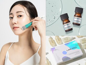 ラピス 新宿の写真/【透明感溢れる憧れの水光白玉肌に】気になる色ムラやくすみに徹底アプローチ！紫外線対策にも◎