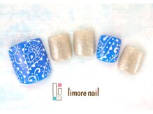 リモアネイル(limore nail)/【フット】ペイズリ☆
