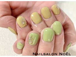 アシンメトリーくすみカラー