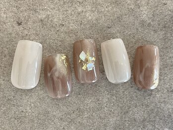 エムドットネイル 池袋(m.nail)/ブラウンニュアンス