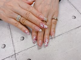 フラワーデザインネイル