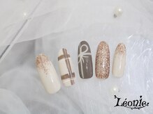 レオニー(Leonie)/Xmasチェック柄ネイル
