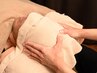 【男性にも人気】デコルテオイル＆ヘッド＆全身もみほぐし　70分¥7,000
