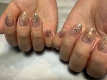 モツヲネイル(motsu.O! NAIL)/透明感ニュアンスデザイン