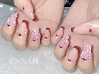 エスネイル 新宿西口店(es NAIL)の写真/有名人ご用達ネイルサロン◎ガラスフレンチ/ちぐはぐネイル等ハンド・フットともにオフ込クーポン多数！
