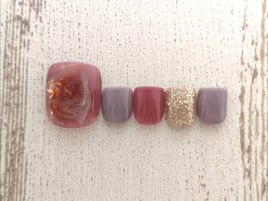 FOOT天然石ネイル ￥6800