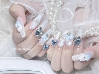 リンドネイル バイ モカ アンド ララ(Lind nail by moca and LaLa)/【mizuki】チェックネイル
