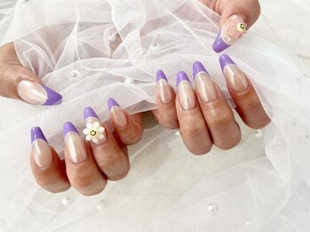 マイマイネイル(maimai nails.)/【039】ミラーフレンチ*