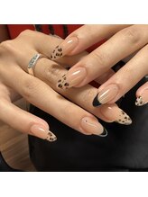エスネイルサロン(S Nail Salon)/豹柄フレンチネイル
