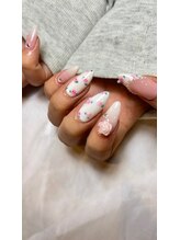 ネイルハウス パームビーチ(nail house PALM BEACH)/薔薇ネイル