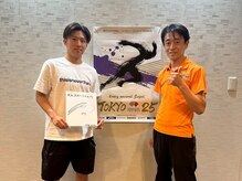 かんスポーツカイロプラクティックの雰囲気(サッカー選手と)