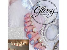グロシー(Glossy)の雰囲気(フットはギラギラがかわいい。ミラーです)