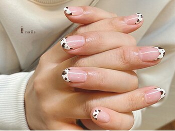 アイネイルズ 渋谷店(I nails)/アニマルフレンチ¥9025[渋谷]