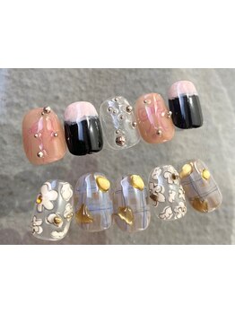 手描きアートが得意なサロン