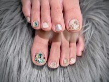ルビーネイル 太閤通駅店(RUBY NAIL)/フットネイル　10本アート