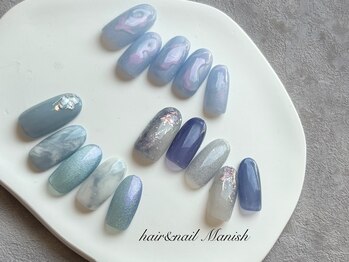 マニッシュ(Manish)/おすすめAYANOデザイン ブルー