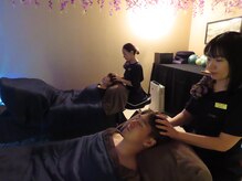 130°の癒し 長岡北店/ペアで施術します