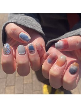 アシンメトリーネイル