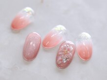 ルシェルアイ/ぷっくり桜☆グラデ☆フラワー