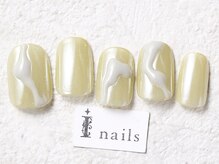 アイネイルズ 渋谷店(I nails)/ピスタチオミラー￥8980[渋谷]