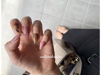 サロンドアイコ (Salon de aico)/□べっ甲ネイル□