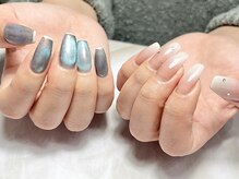 スクレ(Sucre)/ちぐはぐデザインネイル