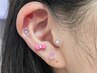 おしゃれを楽しみながらダイエット☆両耳で6個（片耳3個）基本価格¥1980～
