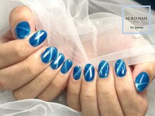 アクロネイルプラス 吉塚店(ACRO NAIL Plus)/【夏のブルーネイル】マグネット