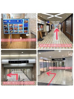 ロレインブロウ 岡山駅前店/道案内2
