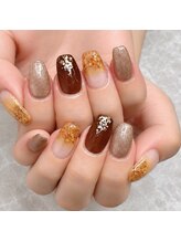 べっ甲風★ニュアンスネイル
