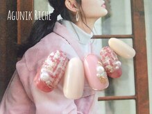 アグニークリッシェ(Agunik Riche)/【ツイードネイル】