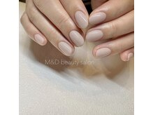 エム アンド ディー 武蔵小杉店(M&D)/柔らかなグレージュのワンカラー