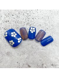 10月フットネイル¥7700