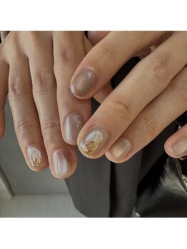 タグネイル(tag nail.)/ショートネイル ×マグネット