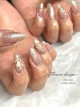 プティットスリール 西尾店(Petit Sourire)/春のフラワーネイル♪