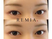レミア アイラッシュアンドネイル 大船(REMIA)/アイブロウ×まつげパーマ