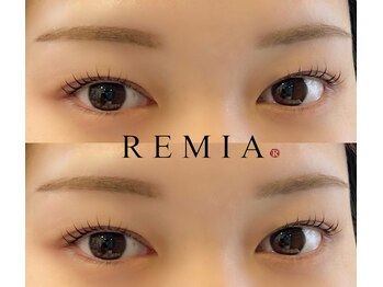レミア アイラッシュアンドネイル 大船(REMIA)/アイブロウ×まつげパーマ