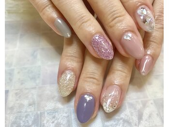 ドレス ネイルアンドアイラッシュ 梅田(Dress)/【Dress 梅田】アシンメトリー