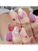 キイコネイル(kiiko.nail)/シェルフラワーネイル
