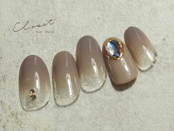 ネイルクローゼット(Nail Closet)/8月　Monthly Design