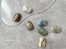 ノウル(noeul)/フット選べる親指2本＋1カラー