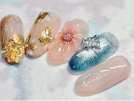 フラワー 多種ネイル