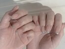 手先☆キラキラ ガラスフレンチ
