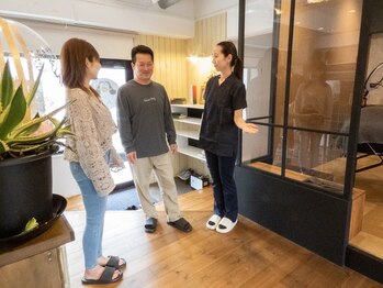 キモチ上がるカラダ改善2人3客/お出迎え