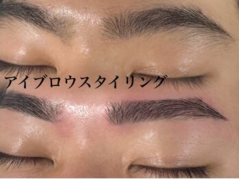 エサージュオム 銀座店の写真/メンズ眉毛専門のプロのスタイリングで理想の眉に♪アイブロウスタイリング初回￥5,500【U24学割もあり☆】