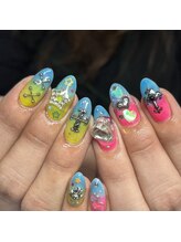 ソラール(SOLAR)/カラフル夏ネイル☆