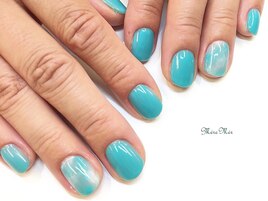 ニュアンスライトブルーネイル