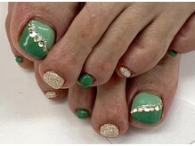 ディーネイル 四条烏丸(D-nail)/（岡田）キラキラフットネイル